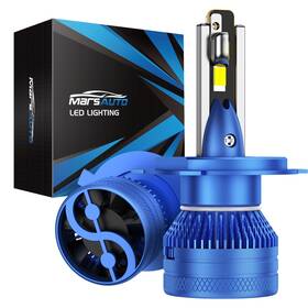 6281lhb3857us Marsauto Super Bright H4/9003 Fog Bulbs Long Lifespan Easy Install 2pack