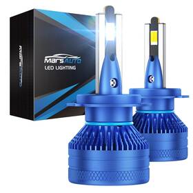 7945lhb409hus Marsauto H7 Led Light Bulbs 60 000lm 6500k Cool White Mini Fog Lights Easy Install Ip68