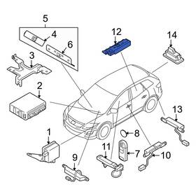 L208676n0b Mazda Oe Rear Keyless Entry Antenna