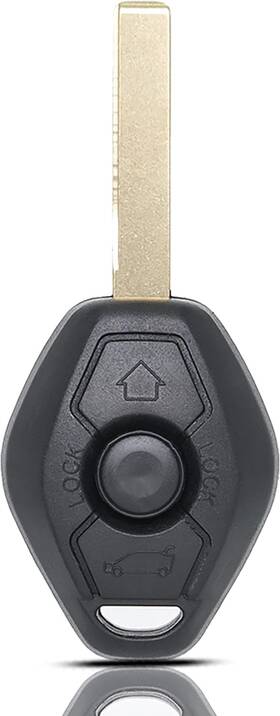 Bmwc-lx8f-6365 Mechanmagic Key Fob Remote Replacement Fits For Bmw 325i 325ci 330ci Black