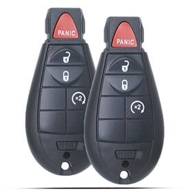 Jeep-gq4-5-0320 Mechanmagic Key Fob Compatible With Jeep Cherokee 2014 2015 2016 2017 2018 2019 2020 2021