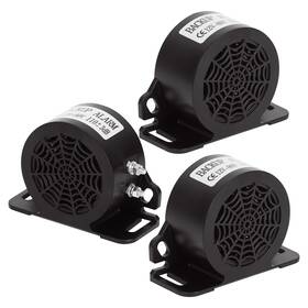 Mir-77-3pc Mirkoo Car Back-up Alarm 110db 12v-80v Dc Waterproof Industrial Heavy-duty Backup R