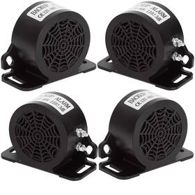 Mir-77-4pc Mirkoo Car Back-up Alarm 110db 12v-80v Dc Waterproof Industrial Heavy-duty Backup R