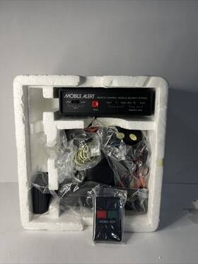 49-796 Mobile Alert Vehicle Security System Radio Shack