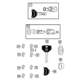 5175843ab Mopar Keyless Entry Transmitter 5175843ab Mopar Keyless Entry Transmitter