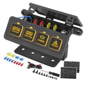 Mcsp04 Moso Led Wireless Switch Panel Multifunction Remote Control 4 Gang