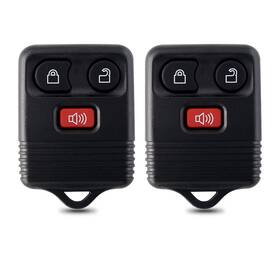 N A 605128922892 2 Replacement Car Key Fob Keyless Entry Remote Fits Ford 1998-2016 Three
