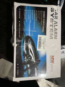 X001w654f3 New Product Car Alarm Sistema