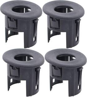L25844782 Newyall 4pcs Black Rear Bumper Parking Aid Assist Sensor Bracket Bezel Housing 2
