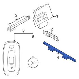 285e55mp0a Nissan Oe Front Keyless Entry Antenna