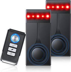 Ks-sf18r Nobrand Wireless Car Alarm With Vibration Sensor Light Magnet For Rv Suv
