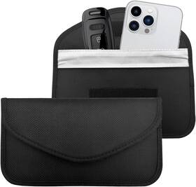 Ntnev Ntrfx4 2pcs Faraday Bags For Car Keys And Cell Phone Rfid Signal Blocking Bag Keyless
