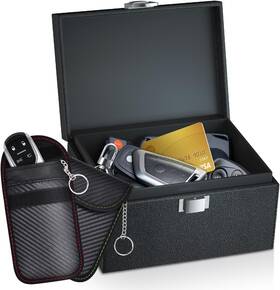 Ombbs01 Omkhe Faraday Key Fob Protector Box For Car Keys With S Capacity 5-8