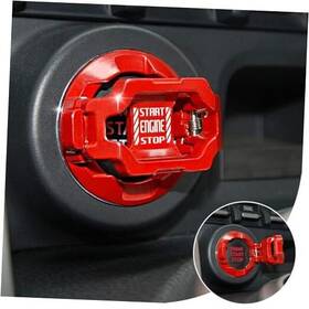Ophtx-3 Opulence Enterprise Car Start Stop Button Cover. Engine Cover Protection. Compatible Red