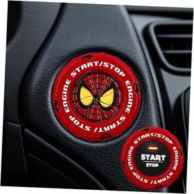Man-red1 Oracle & Aleph Oa030466 Rotary Push Start Button Cover Engine Stop B-rotary-spider