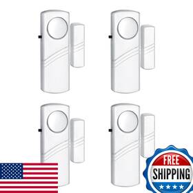 Plojop B0cklbrx63 Security Door Window Alarm Wireless Sensor Burglar