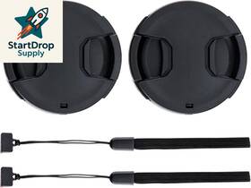 Cap77 Profezzion 2-pack 77mm Front Lens Cap Cover With Keeper For Canon Eos 6d 6dm2 5d Mark Iv Wi