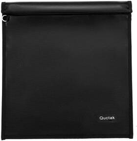 X17.7 Quctak 791568978732 Large Faraday Cage 13.8 Inch X 17.7 Fireproof Waterproof Black