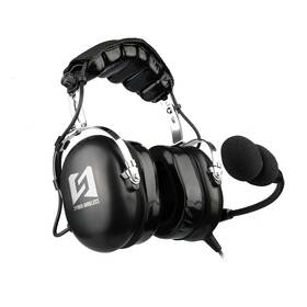R Spider Wireless 602168186369 General Aviation Headset For Pilot Mono And Stereo Compatibility Noise Canc
