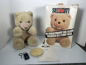 Sb-2000 Rabbit Systems Inc Vintage New Security Bear Car Alarm System Plush Anti Theft Doll Teddy