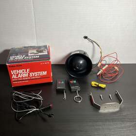 49-712 Radio Shack 49-720 Vintag Vehicle Car Alarm System Untested