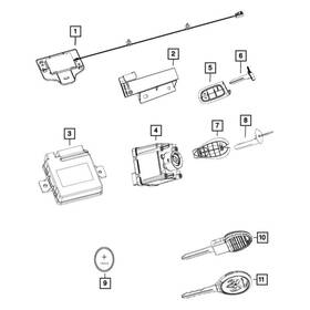 68207777ab Ram Oe Keyless Entry Receiver