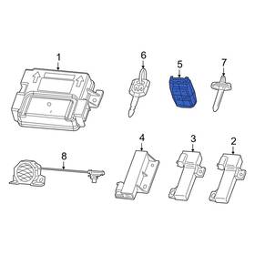 68575425aa Ram Oe Keyless Entry Transmitter