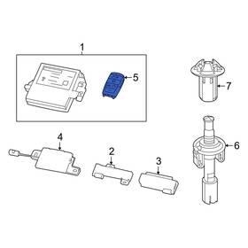 68584154aa Ram Oe Keyless Entry Transmitter