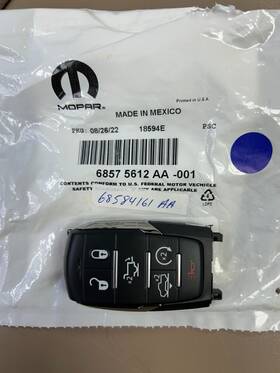 68575612aa Ram Oe 68584161aa / Keyless Entry Transmitter New