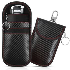 Reguicorp 774882181729 2 Pack Faraday Bags For Car Keys Pouch 3.4ftftx5.1ftft Upgraded Black