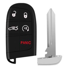 Remoteking 771077139909 5 Buttons Car Key Fob Keyless Entry Remote Control Start Compatible Fo