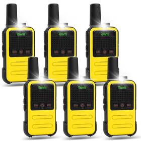 16-ch Rivins 744603990527 Walkie Talkies Rechargeable Long Range Rv-c2 Uhf Two-way Radio Handhel