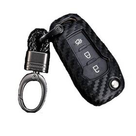 Fute-leath002 Royalfox Tm 2/3 Buttons Flip Remote Key Fob Case Cover For 2015 2016 2017 2018