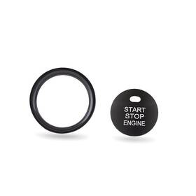 Qp10044c1 Ruian Aojia Trading Co. Ltd. Aluminum Car Keyless Engine Start Stop Button Cover And Ring Fit For Black