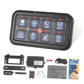 Rnm-p340 Ruianomg Universal Circuit Control Relay System With Fuse Wiring 8 Gang Switch Panel