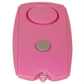 Safety Technology Pal-120-pink Mini Personal Alarm With Keychain Led Flashlight And Belt Clip
