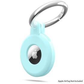 At00003 Saharacase Easyclip Silicone Case For Apple Airtag Glow Blue