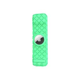At00011 Saharacase Apple Tv 4k Remote Silicone Case For Airtag Green Glow