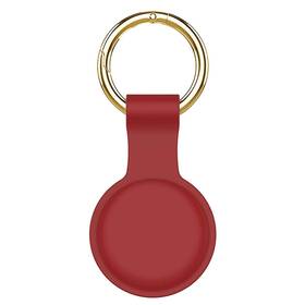 At00015 Saharacase Liquid Silicone Case For Apple Airtag Red