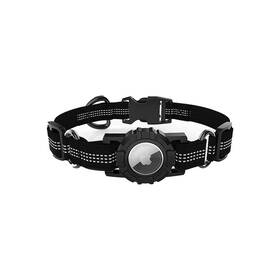 At00032 Saharacase Adjustable Nylon Collar Case For Apple Airtag Medium Dogs Black At00032 Saharacase Adjustable Nylon Collar Case For Apple Airtag Medium Dogs Black