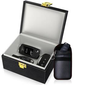 Sfa-us-rfid-auto-set-1 Samfolk Faraday Box With Bags For Car Keys Key Signal Blocking