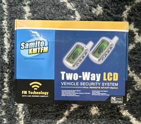 Llrrs-680 Samito Kmtfm Two-way Fm Lcd Car Alarm Remote Start System 2 Remotes Llrrs-680 Samito Kmtfm Two-way Fm Lcd Car Alarm Remote Start System 2 Remotes
