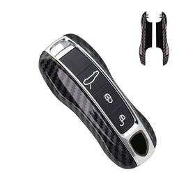 Sllp-bxjdk-05 Sanrily Carbon Fiber Texture Key Fob Cover For Porsche Cayenne 911 Taycan Panamera 20