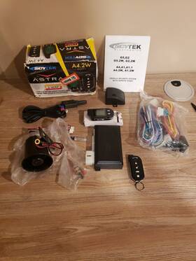 A4.2w-alc Scytek Remote Start 2 Way Lcd With Multi Series Bypass Module A4.2w Alca