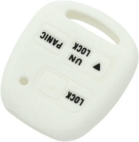 Cv2422wt Segaden Silicone Cover Protector Case Holder Skin Jacket Compatible With Toyota White