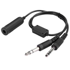 U174 Serounder 738585507583 Headset Adapter Cable Helicopter To General Aviation