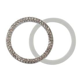16891545567571 Serveyou Push To Start Button Cover Car Accessories Ring Bling White