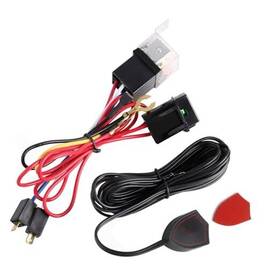 Kx-2025021 Shengwang Air Horn Wiring Harness And Relay Button Kit Compatible With 12v