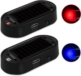 Shudyear 445046748746 Car Solar Power Simulated Dummy Alarm New Model&brighter And Clearer Anti