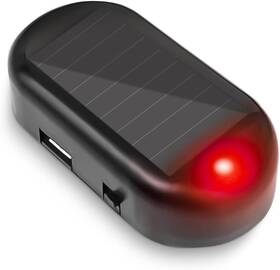 Dt230412mnjsd-1red Shudyear Car Solar Power Simulated Dummy Alarm Anti-theft Led Flashing Security Light Fa